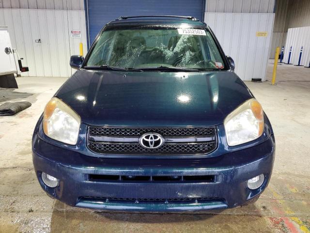 JTEHD20V640023086 - 2004 TOYOTA RAV4 BLUE photo 5