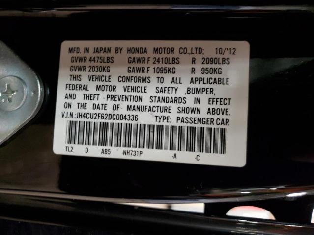 JH4CU2F62DC004336 - 2013 ACURA TSX TECH BLACK photo 12