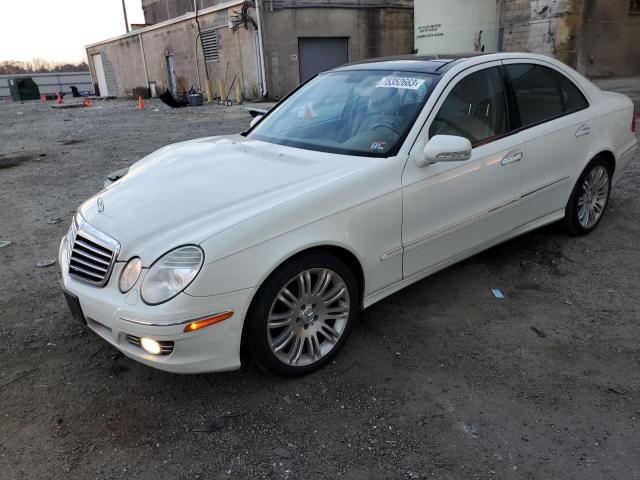 WDBUF72X87B065596 - 2007 MERCEDES-BENZ E 550 WHITE photo 1