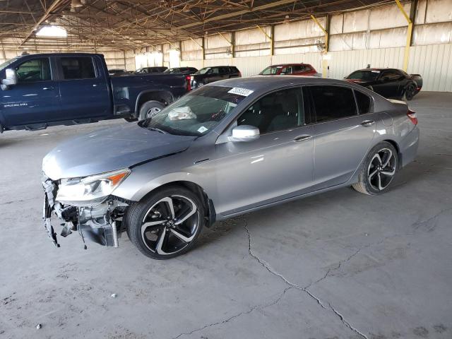 JHMCR6F35HC014816 - 2017 HONDA ACCORD HYBRID SILVER photo 1