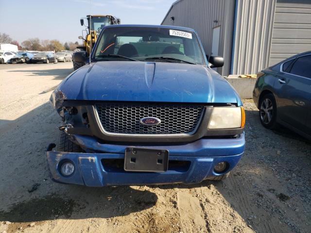 1FTYR10U32PA36941 - 2002 FORD RANGER BLUE photo 5