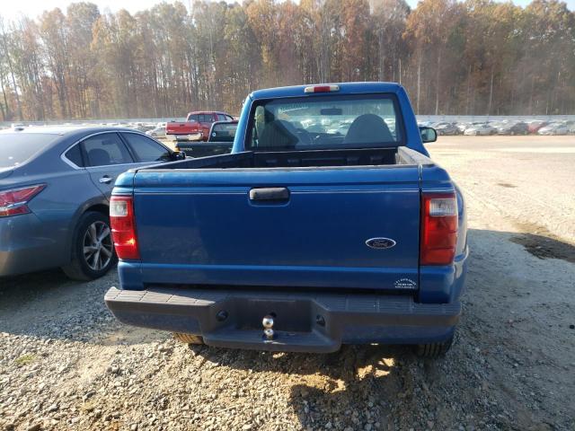 1FTYR10U32PA36941 - 2002 FORD RANGER BLUE photo 6