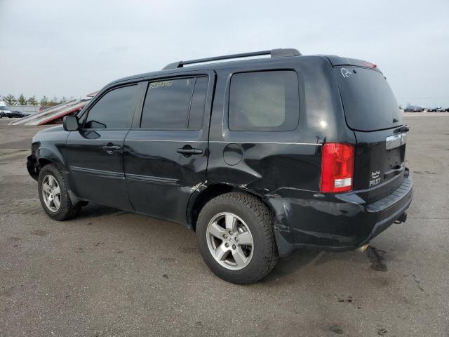 5FNYF3H56AB016838 - 2010 HONDA PILOT EXL BLACK photo 2