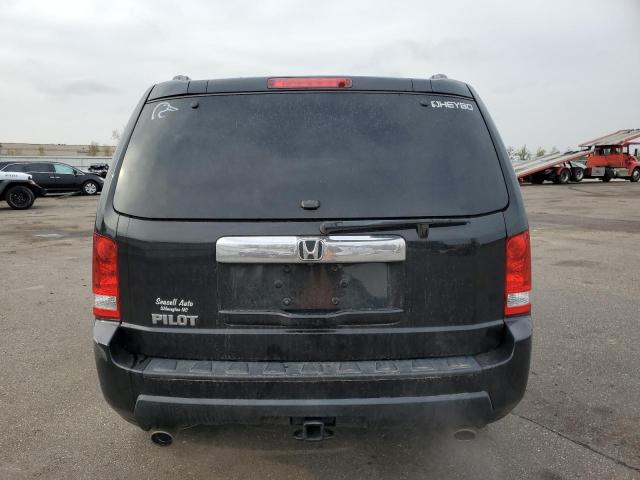 5FNYF3H56AB016838 - 2010 HONDA PILOT EXL BLACK photo 6