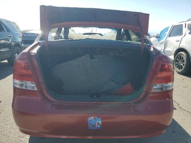 KL1TD56686B677859 - 2006 CHEVROLET AVEO BASE Qırmızı foto 6