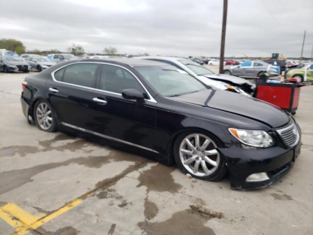 JTHGL46F985033391 - 2008 LEXUS LS 460L BLACK photo 4