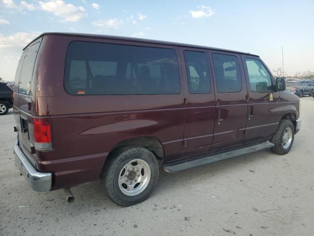 1FMNE1BL8ADA22032 - 2010 FORD ECONOLINE E150 WAGON MAROON photo 3