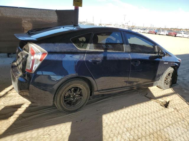 JTDKN3DU0D1649001 - 2013 TOYOTA PRIUS BLUE photo 3