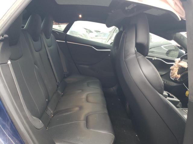 5YJSA1E41HF185728 - 2017 TESLA MODEL S ლურჯი ფოტო 10
