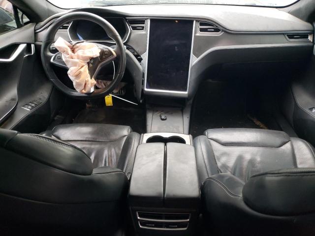 5YJSA1E41HF185728 - 2017 TESLA MODEL S ლურჯი ფოტო 8