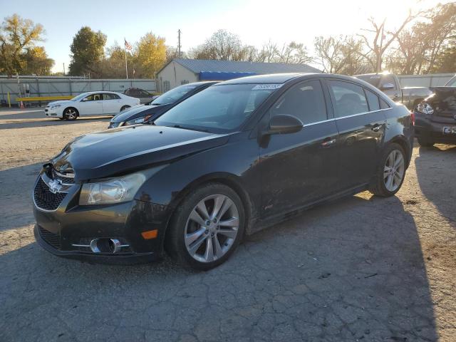 1G1PH5SC8C7364635 - 2012 CHEVROLET CRUZE LTZ BLACK photo 1