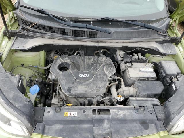 KNDJN2A26G7822885 - 2016 KIA SOUL GREEN photo 11