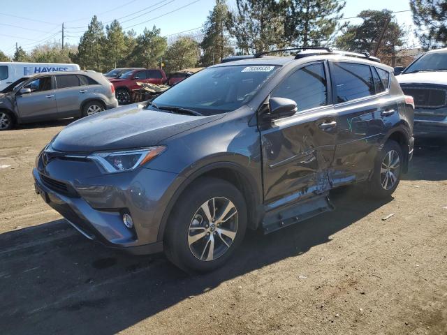 JTMRFREV5JD228035 - 2018 TOYOTA RAV4 ADVENTURE GRAY photo 1