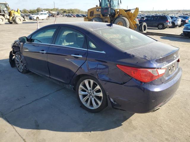 5NPEC4AC2DH803172 - 2013 HYUNDAI SONATA SE BLUE photo 2