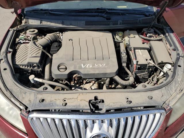 1G4GE5ED8BF295160 - 2011 BUICK LACROSSE CXS BURGUNDY photo 11