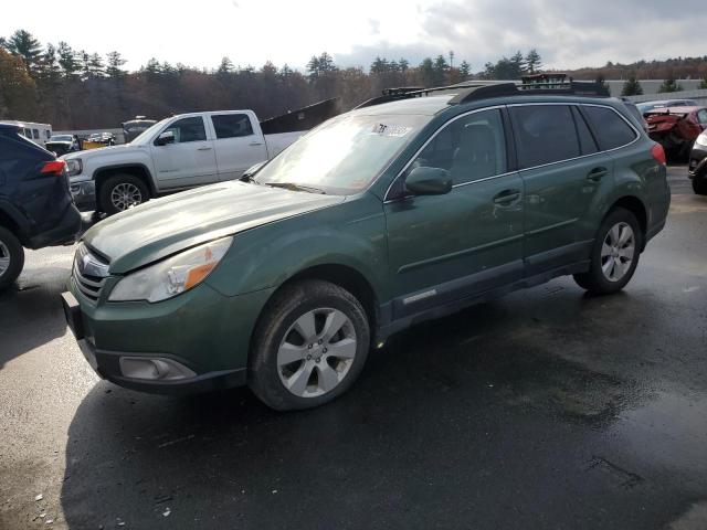 4S4BRBKC0B3413745 - 2011 SUBARU OUTBACK 2.5I LIMITED GREEN photo 1