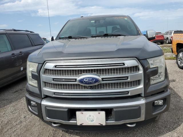 1FTEW1EGXGFD12642 - 2016 FORD F150 SUPERCREW GRAY photo 5