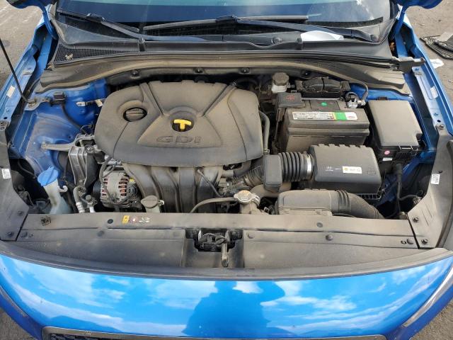 KMHH35LE7JU015356 - 2018 HYUNDAI ELANTRA GT BLUE photo 11