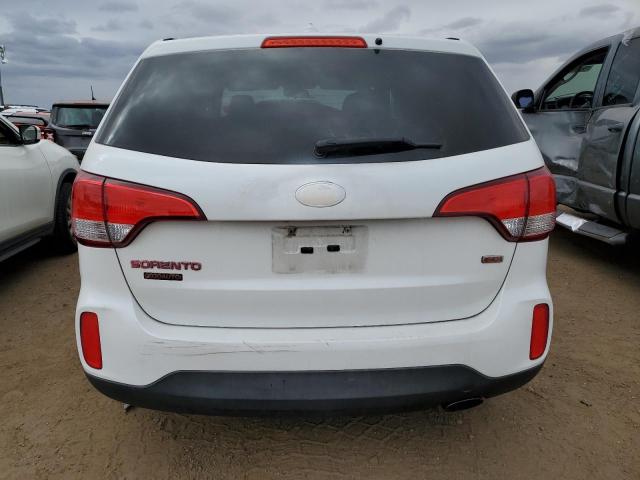 5XYKT4A64EG455848 - 2014 KIA SORENTO LX WHITE photo 6