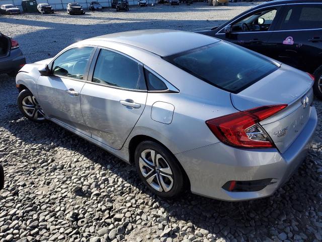 2HGFC2F57JH586792 - 2018 HONDA CIVIC LX SILVER photo 2