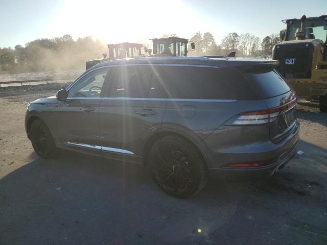 5LM5J7XC6MGL19100 - 2021 LINCOLN AVIATOR RESERVE CHARCOAL photo 2