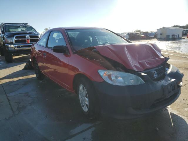 1HGEM22175L069853 - 2005 HONDA CIVIC DX VP Rot Foto 4