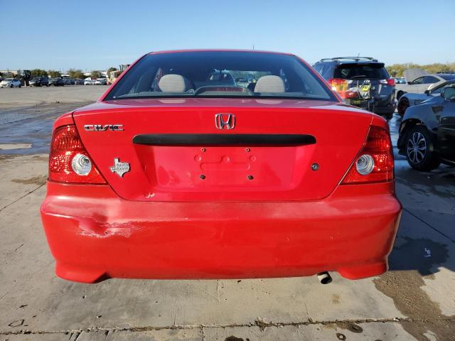 1HGEM22175L069853 - 2005 HONDA CIVIC DX VP Rot Foto 6