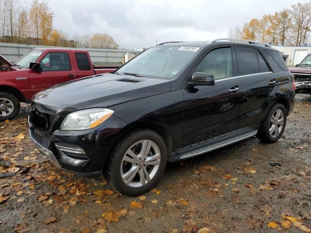 4JGDA5HB1DA194292 - 2013 MERCEDES-BENZ ML 350 4MATIC BLACK photo 1
