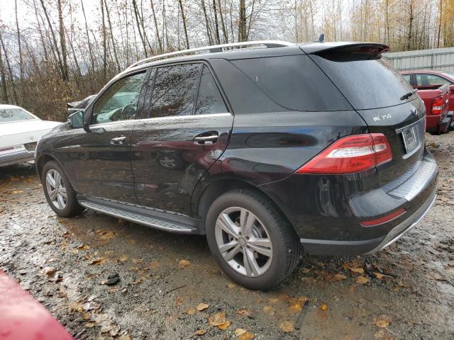 4JGDA5HB1DA194292 - 2013 MERCEDES-BENZ ML 350 4MATIC BLACK photo 2