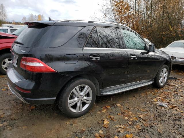4JGDA5HB1DA194292 - 2013 MERCEDES-BENZ ML 350 4MATIC BLACK photo 3