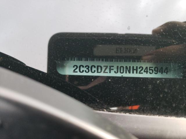 2C3CDZFJ0NH245944 - 2022 DODGE CHALLENGER R/T SCAT PACK PURPLE photo 12