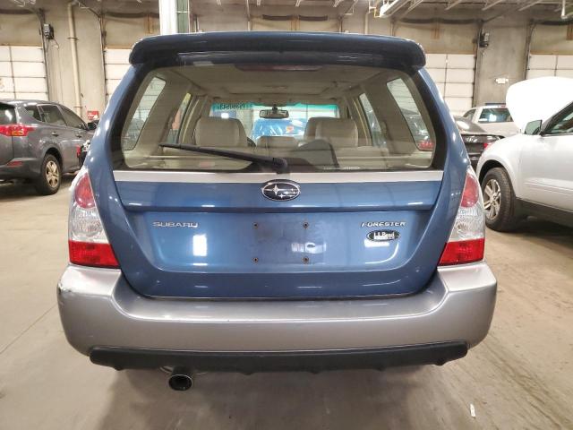 JF1SG67638H715035 - 2008 SUBARU FORESTER 2.5X LL BEAN BLUE photo 6