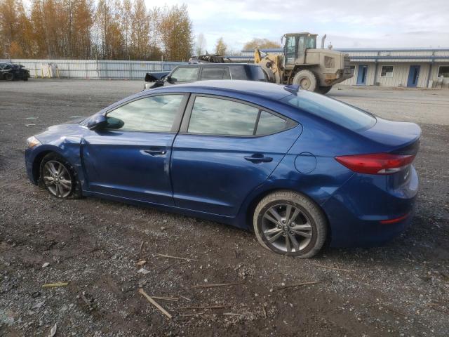 5NPD84LF9HH076882 - 2017 HYUNDAI ELANTRA SE BLUE photo 2