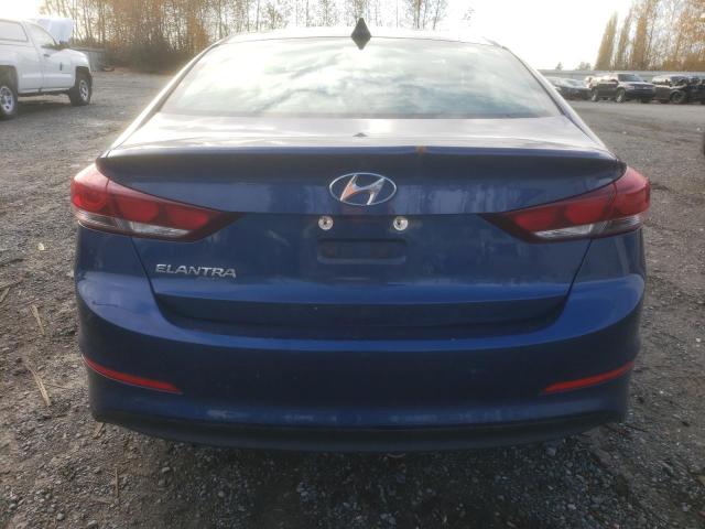 5NPD84LF9HH076882 - 2017 HYUNDAI ELANTRA SE BLUE photo 6