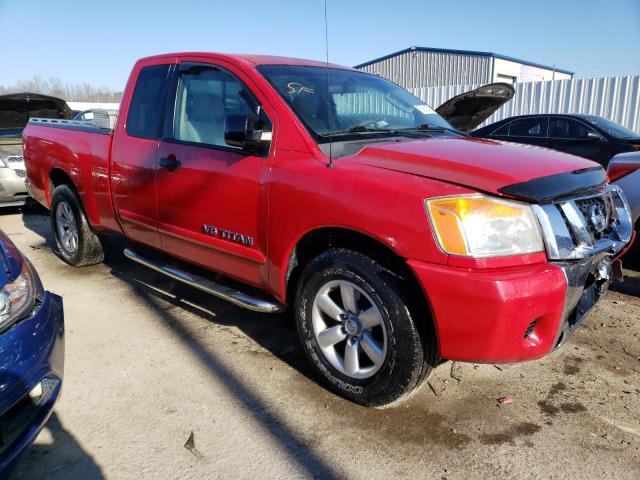 1N6BA06A08N316306 - 2008 NISSAN TITAN XE RED photo 4