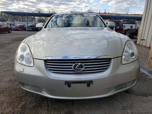 JTHFN48Y330041917 - 2003 LEXUS SC 430 SILVER photo 5