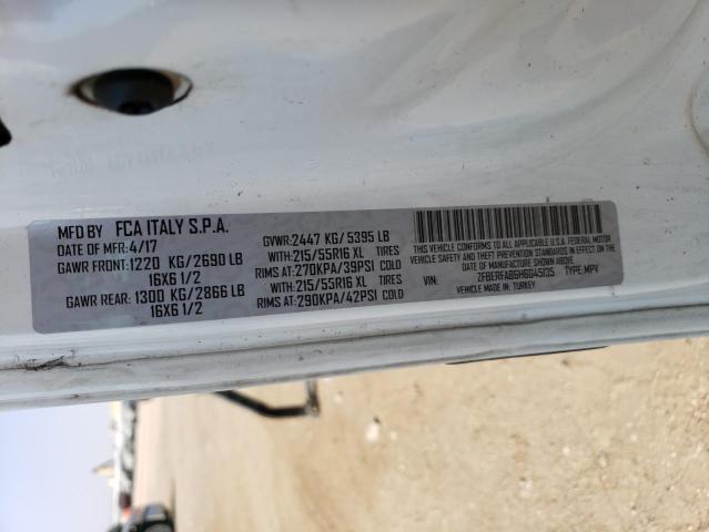 ZFBERFAB6H6G45135 - 2017 RAM PROMASTER WHITE photo 13