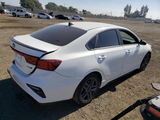 3KPF34AD2LE234520 - 2020 KIA FORTE GT LINE WHITE photo 3