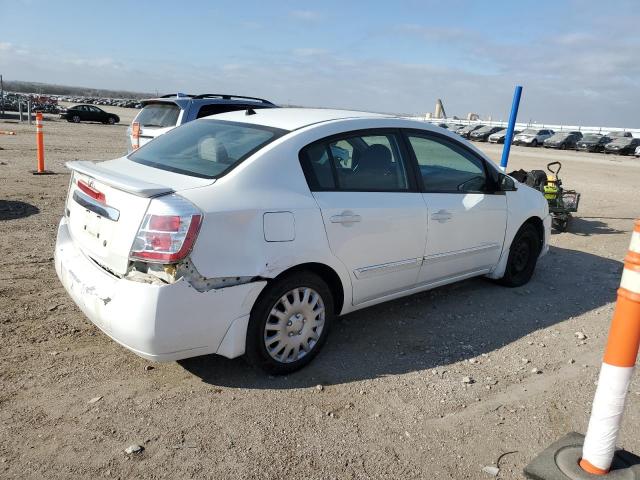 3N1AB6AP1CL615020 - 2012 NISSAN SENTRA 2.0 WHITE photo 3