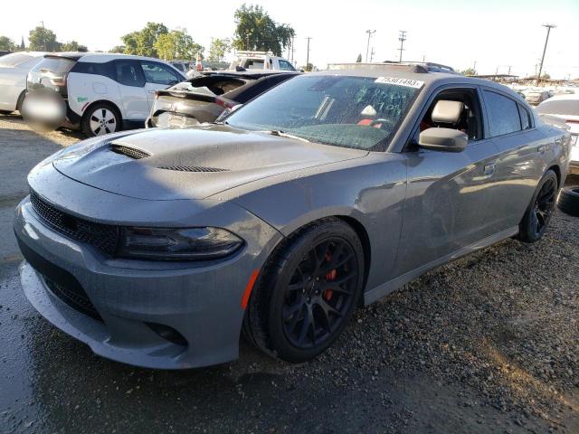 2C3CDXGJ3JH297520 - 2018 DODGE CHARGER R/T 392 GRAY photo 1