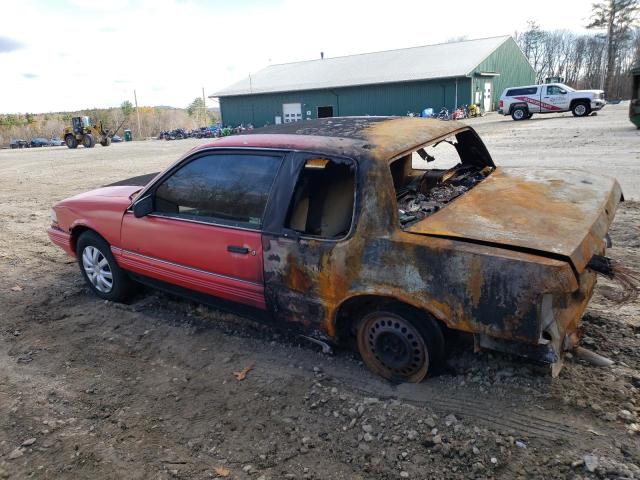 1G2NG14U1MC672632 - 1991 PONTIAC GRAND AM RED photo 2