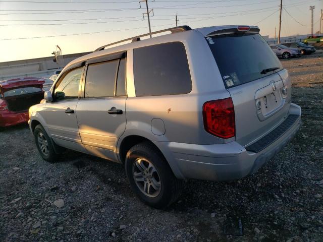 2HKYF18714H527241 - 2004 HONDA PILOT EXL SILVER photo 2