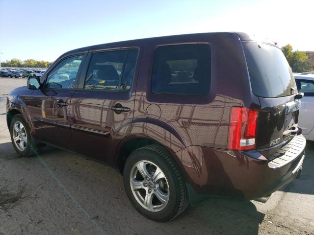 5FNYF4H58EB008476 - 2014 HONDA PILOT EXL MAROON photo 2