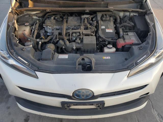 JTDKARFU5K3091210 - 2019 TOYOTA PRIUS WHITE photo 11