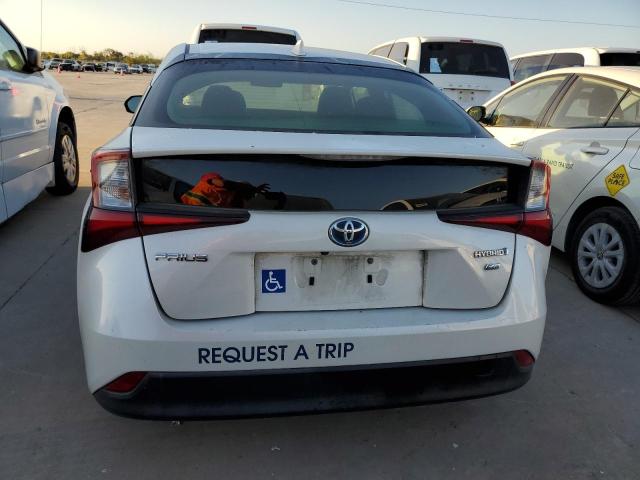 JTDKARFU5K3091210 - 2019 TOYOTA PRIUS WHITE photo 6