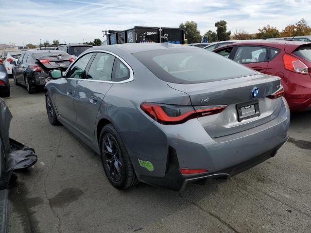 WBY43AW05PFP96692 - 2023 BMW I4 EDRIVE3 GRAY photo 2