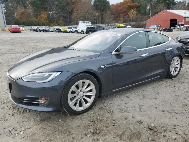 5YJSA1E23JF282143 - 2018 TESLA MODEL S Մոխրագույն լուսանկար 1