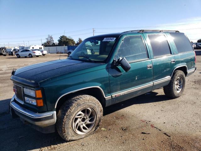 1GKEK13K7SJ743498 - 1995 GMC YUKON GREEN photo 1