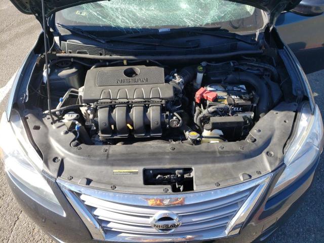 3N1AB7AP6FY334554 - 2015 NISSAN SENTRA S TEAL photo 11