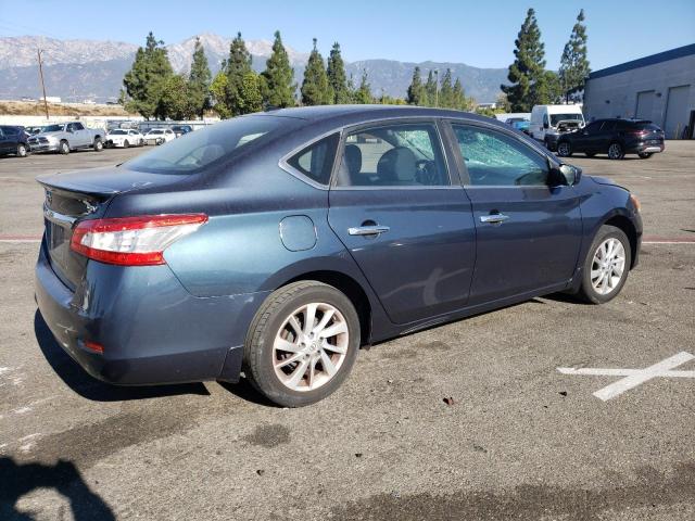 3N1AB7AP6FY334554 - 2015 NISSAN SENTRA S TEAL photo 3